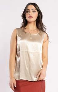 CHEMISE TOP-champagne