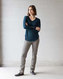 Merino Wool: Vassalli 4465-Veni Top-Dragonfly