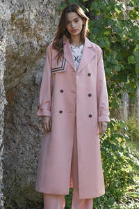 TRENCH CONNECTION COAT-PINK