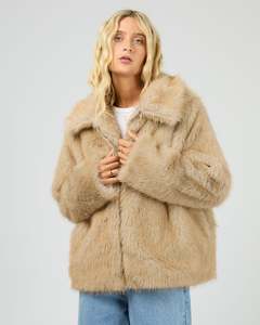 All About Eve: ALL ABOUT EVE SABLE FAUX FUR ZIP COAT-PRE ORDER DUE LATE MARCH
