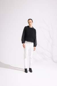 Sweatshirts Jumpers And Crews: Chelsea Top-BLACK