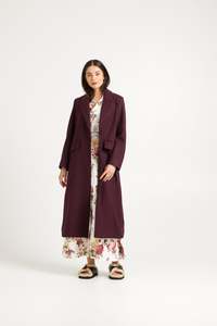 Tuesday: Archer coat-Merlot
