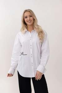 Mi Moso: Riche Shirt White -white