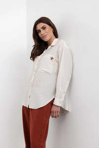 Mi Moso: Moss Maxwell shirt-off white