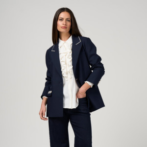 Loobies Story: LS3249 BESPOKE BLAZER-INDIGO