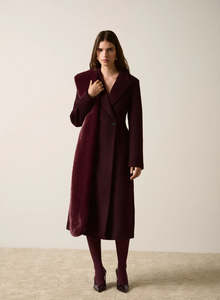 Eternal Coat - Wine -TOP SELLING STYLE