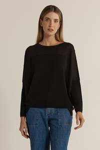 CHARLIE KNIT-BLACK