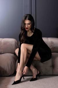 SLINKY DINKY DRESS-BLACK