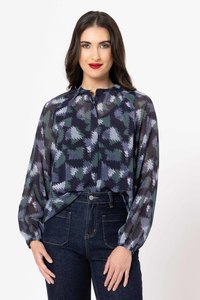 TILLY SHIRT-NAVY MIST