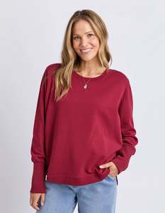 Sweatshirts Jumpers And Crews: DIVINE CREW-MAROON