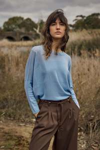 Fate Becker: CHARLIE KNIT-WISTERIA-TOP SELLER