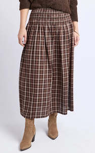 FOXWOOD COCO CHECK SKIRT