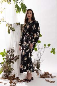 MONACO DRESS-INK BLOOM
