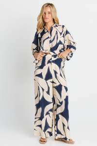 ZANDER PANT-NAVY FLORAL