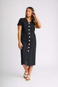 KNEWE CAIRO DRESS-INK
