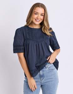 FOXWOOD JUNA TOP-DARK SAPHIRE