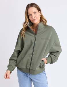 Foxwood: FOXWOOD EMBER ZIP THRU-KHAKI