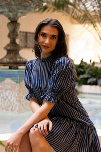 IMPRESSIONABLE DRESS-CLASSIC STRIPE