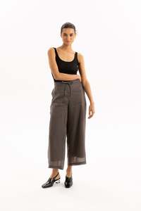 MILLY PANTS-CHARCOAL