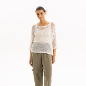 New Arrivals: REBE TOP-IVORY