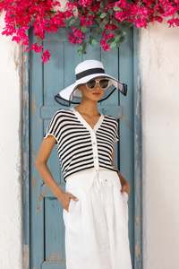 GINA TOP-STRIPE