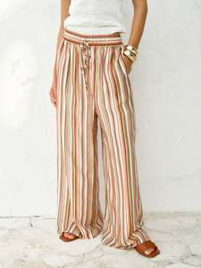 ELYSIA PANT-SANDBAR STRIPE