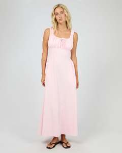 ALL ABOUT EVE POPPY DENIM DRESS-PINK