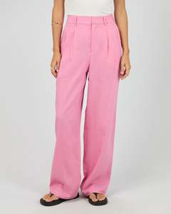 All About Eve: ALL ABOUT EVE FERN LINEN PANT-PINK