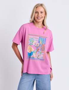 ELM RIO RIO TEE-MAGENTA