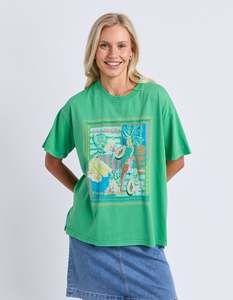 ELM RIO RIO TEE-GREENBRIAR