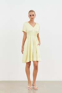 KAYANA DRESS-BUTTERCREAM