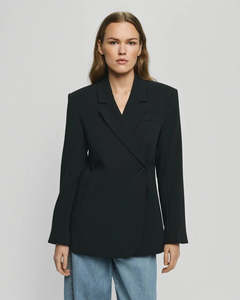 Jackets Coats Vests: MICHELLE BLAZER-BLACK