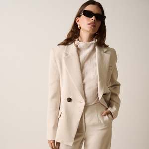Jackets Coats Vests: Edition Blazer - Sandstone