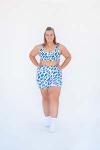 Sportswear Sets: Brush Blue Shorts