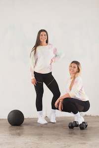 Jumper: Tie Dye Crew Neck Jumper