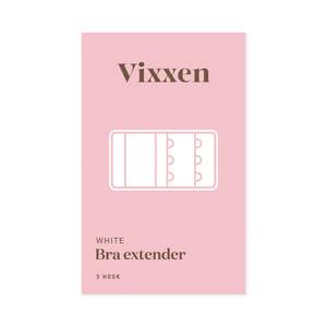 Bras Bra Extenders: Bra Extender 3 Hook White