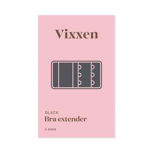 Bras Bra Extenders: Bra Extender 3 Hook Black