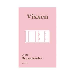 Bras Bra Extenders: Bra Extender 2 Hook White