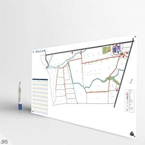 Custom Drystock Map & Grid VizLink Whiteboard #95