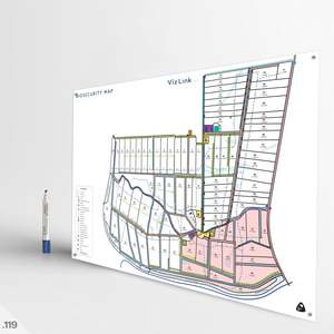 Custom Biosecurity Farm Map Whiteboard #119