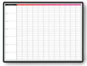 Yearly Planner | January to December 1200 x 900mm
