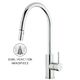 Voda Gooseneck Minimal Pullout Sink Mixer - Cold Start Voda Plumbingware