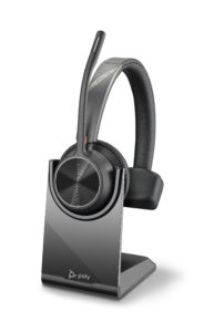 Microphones & Headsets: Poly Voyager 4300 Bluetooth UC Series Headsets