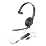 Microphones & Headsets: Poly Blackwire 5200 USB Headsets