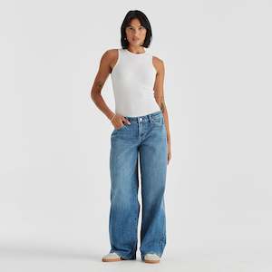 Jeans: Low Farrah Mid Days Indigo