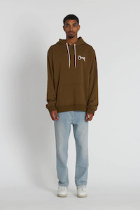 Men’s Scripted Superfleece hoodie - Brown