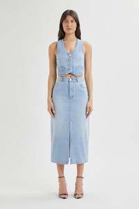 Chicago skirt old stone light vintage blue