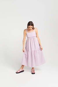 Dresses And Skirts: Zigger Dress - Lilac Fuchsia