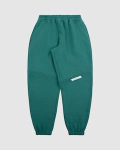 Mens Pants: Halo baggy track pant dark teal
