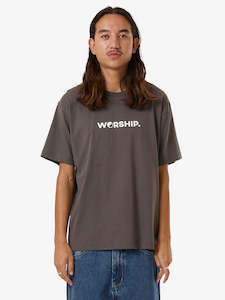 Core Logo tee worn black